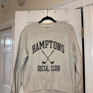 Abercrombie & Fitch Light Gray Crewneck Sweater